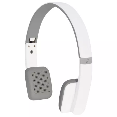 Casque micro Halterrego H.Swallow bluetooth/filaire, blanc