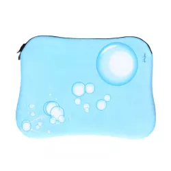 Housse neoprene Heden Bulles bleu pour nb jusqu a & 13