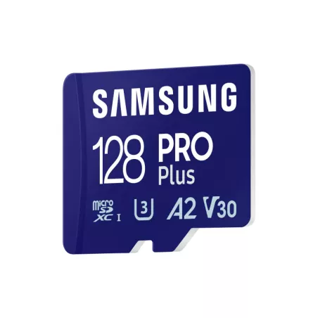 CARTE MEMOIRE SAMSUNG 128 Go MICRO-SD PRO PLUS 2023 avec lecteur USB Classe 10 / MB-MD128SB/WW