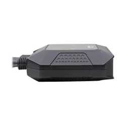 Eaton - Commutateur KVM 2 ports DisplayPort 1.1/USB avec audio/ vidéo, câbles intégrés partage de périphériques USB.