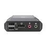 Eaton - Commutateur KVM 2 ports DisplayPort 1.1/USB avec audio/ vidéo, câbles intégrés partage de périphériques USB.