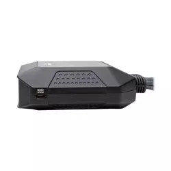 Eaton - Commutateur KVM 2 ports DisplayPort 1.1/USB avec audio/ vidéo, câbles intégrés partage de périphériques USB.