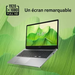 Port acer Chromebook CB315-4HT-P6DY Intel Pentium Silver N6000 8 Go 32 Go 15.6''FHD IPS 16:9 Tactile Chrome Enterprise