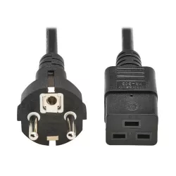 Eaton - Cordon d alimentation, Schuko vers C19, 16A, 2.5m.