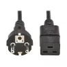 Eaton - Cordon d alimentation, Schuko vers C19, 16A, 2.5m.