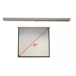 Toile de projection 4/3 M87-S01MW 70x70" (1/1) Plafond & mur Mat blanc Manuel JZ.J7400.002