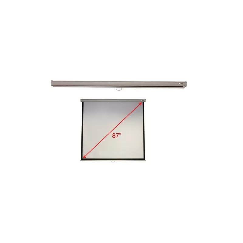 Toile de projection 4/3 M87-S01MW 70x70" (1/1) Plafond & mur Mat blanc Manuel JZ.J7400.002