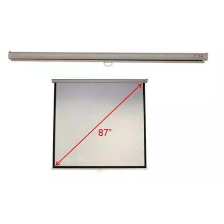 Toile de projection 4/3 M87-S01MW 70x70" (1/1) Plafond & mur Mat blanc Manuel JZ.J7400.002
