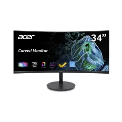 Ecran Acer 34'' CB342CURJ0bmiiprzx incurvé UWQHD 100Hz 21:9 VA Mat 4ms(GTG)/1ms(VRB) 350nits 2xHDMI(2.0) + 1xDP(1.4) + Audio…