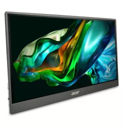 Ecran Acer 15.6'' PM161QBbmiuux FHD 60Hz IPS Flat 4ms(GTG) 1xMiniHDMI 2xType-C(15W) Audio Out Speakers FreeSync Gtie 2ans
