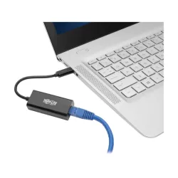 Tripp Lite by Eaton - Adaptateur réseau USBC vers Gigabit avec compatibilité Thunderbolt 3 - Noir