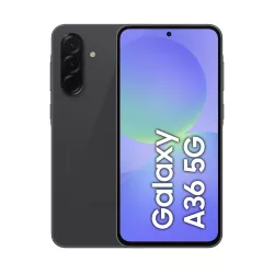 Smartphone Galaxy A36 Noir 5G 8Go 256Go Android 15 Batt 5000mAh CR 45W Ecran 6.7'' FHD+ DAS tête 0,525W/Kg