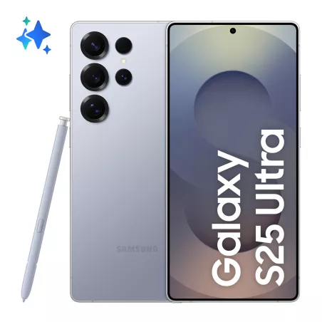 Smartphone Galaxy S25 Ultra Titane 5G Bleu 12 Go 1 To Android 15 WIFI7 IP68 batt 6000mAh CR45W Ecran Infinity-O 6.9'' QHD+ DAS…