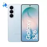 Smartphone Samsung Galaxy S26 BLEU 5G 12Go 512Go 6,3'' Wifi 7 4900 mAh charge ultra rapide 60w et sans fil 25w Android 16…
