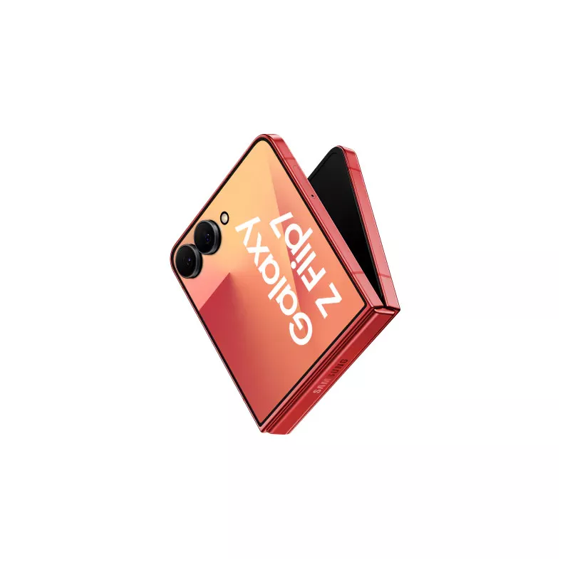 Smartphone Galaxy Z Flip7 Corail Exynos 2500 12Go 512Go Ecran Pliable 6,9'' et 4,1'' Dynamic AMOLED 2X AI intégrée Batterie 4…