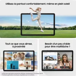 Samsung Galaxy Tab A9 8.7'' WIFI 128Go Bleu Marine RAM 8Go 1340 x 800 2 speakers + Camera 8MP + 2MP Android 14 DAS tronc…