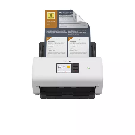 BROTHER ADS4550W Scanner de documents bureautique recto-verso, 35ppm, 600dpi, 512Mo, chargeur 60f, Ethernet, Wifi…