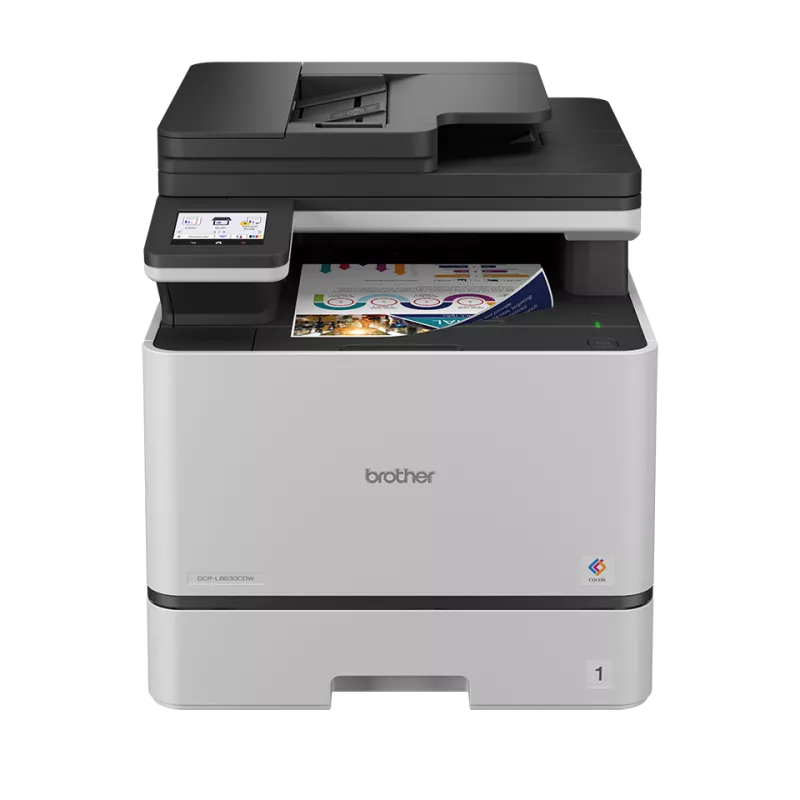 BROTHER DCPL8630CDW MFP laser couleur A4 31ppm/31ppm,charg 80p,Ethernet,Wifi,W-direct,USB,LCD 8,8cm, 250f,toner inclus 3Kp…