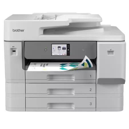 BROTHER MFCJ6977DW MFP jet encre couleur A3, 31/31ppm,R-V integral,charg ADF 50p,Ethernet,Fax,Wifi direct, NFC,LCD tactile…