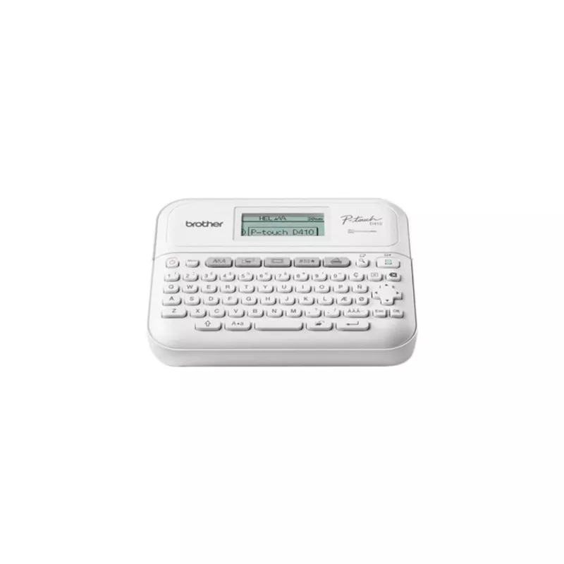 BROTHER PT-D410VP Etiqueteuse 18mm, 5 lignes, 20mm/s,180dpi, USB, malette transport, adaptateur secteur