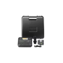 BROTHER PTD610BTVP Etiqueteuse 24mm, 7 lignes, 30mm/s, 180dpi, USB, Bluetooth, malette transport, adaptateur secteur