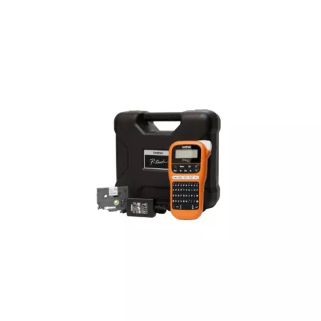 BROTHER PT-E110VP Etiqueteuse Electricien 12mm, 2 lignes, 20mm/s, 180dpi, malette transport, adaptateur secteur