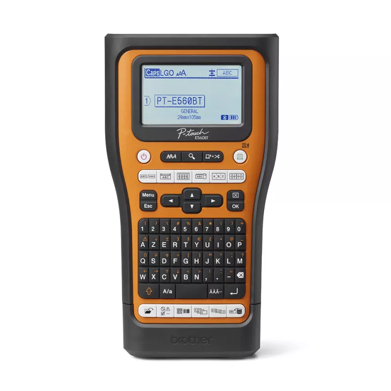 BROTHER Etiqueteuse électricien connectable Bluetooth, Ruban 24 mm max, clavier AZERTY, livré avec mallette