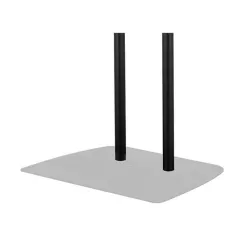 Poteau de 50 mm pour supports de sol - 1,8 m Coloris Noir BT4118/B