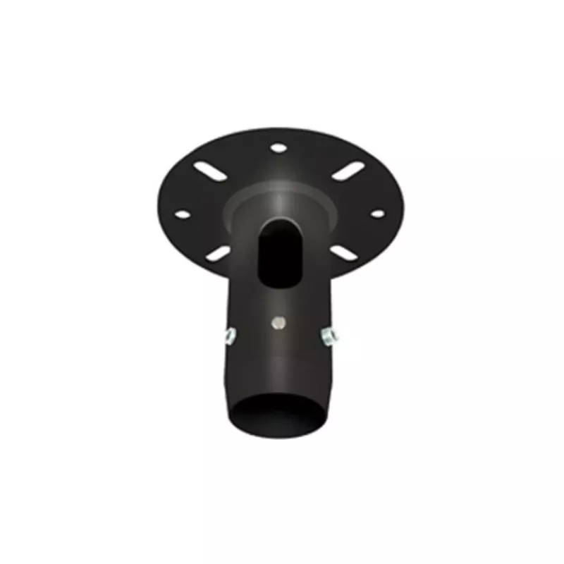 SYSTEME 2 - Fixation au sol/plafond robuste (fixe) pour poteaux de 50 mm Couleur Noir BT7822/B