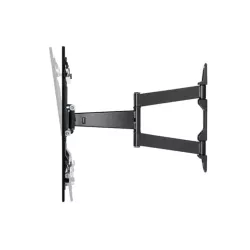 Support mural orientable Noir pour moniteur capacité 35 kg, VESA max 400x400 mm, rotation 180°, inclinaison +10°/-2° Couleur…