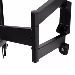 Support mural orientable Noir pour moniteur capacité 35 kg, VESA max 400x400 mm, rotation 180°, inclinaison +10°/-2° Couleur…