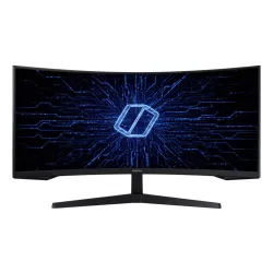 ECRAN 34'' SAMSUNG LC34G55TWWP Gaming ODYSSEY G5 VA UWQHD 3440x1440 Incurvé 1000R 165Hz 250cd/m² 1ms 1xHDMI 1xDisplayPort Pied…