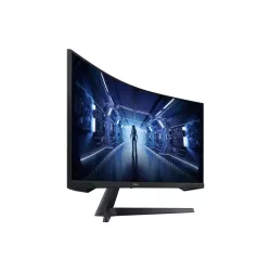 ECRAN 34'' SAMSUNG LC34G55TWWP Gaming ODYSSEY G5 VA UWQHD 3440x1440 Incurvé 1000R 165Hz 250cd/m² 1ms 1xHDMI 1xDisplayPort Pied…