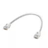 UACC-Cable-Patch-EL-0.15M-W-24 Câble RJ45 translucide EtherLightin ultra-fin compatible 10 GbE Pack de 24 (0,15 m)