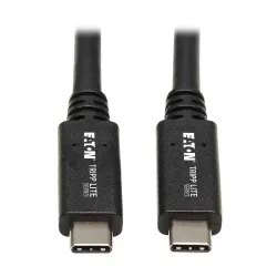 Eaton Tripp Lite - Câble USBC (M/M) - USB 3.1, Gen 2 (10 Gbps), 5A, compatible Thunderbolt 3, 50,8 cm
