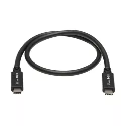 Eaton Tripp Lite - Câble USBC (M/M) - USB 3.1, Gen 2 (10 Gbps), 5A, compatible Thunderbolt 3, 50,8 cm