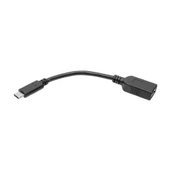 Tripp Lite - Adaptateur USBC vers USB-A (M/F), USB 3.1 Gen 1 (5 Gbps) certifié USB-IF, compatible Thunderbolt 3, 15,24 cm.