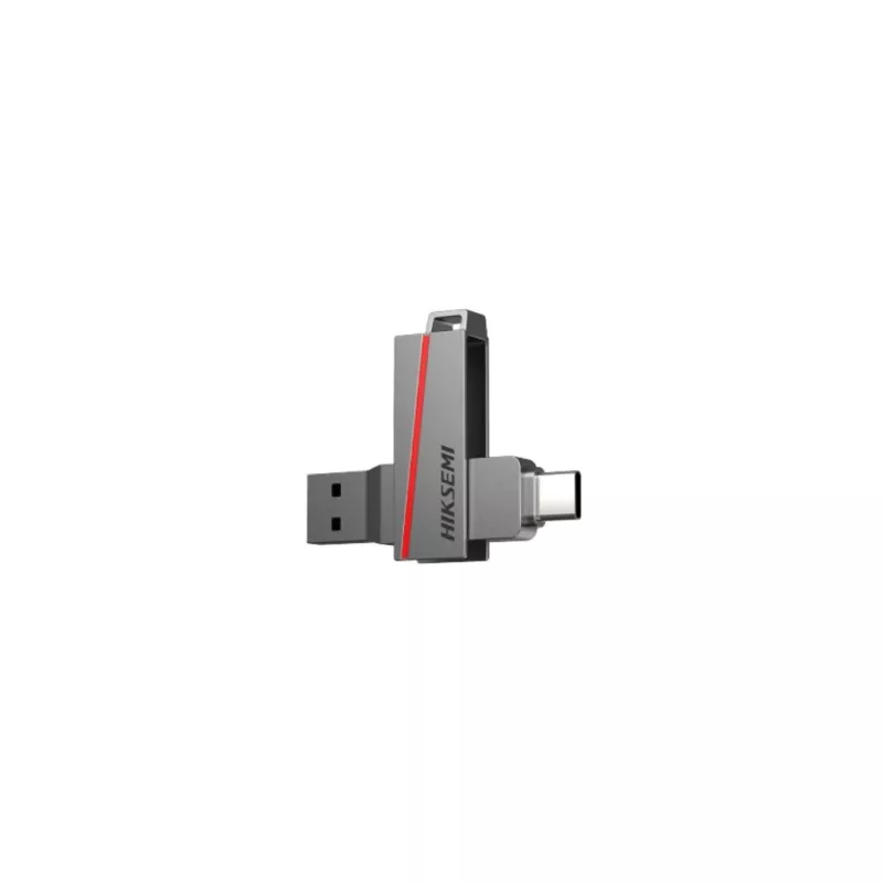 CLE USB HIKSEMI 16 GB Série E307C U3 Dual USB 3.2 et USB Type C Coloris Grey