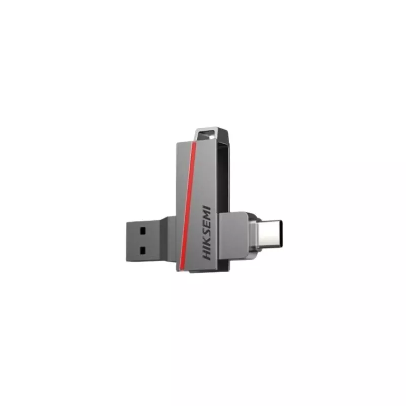 CLE USB HIKSEMI 32 GB Série E307C U3 Dual USB 3.2 et USB Type C Coloris Grey