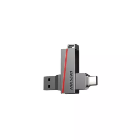 CLE USB HIKSEMI 32 GB Série E307C U3 Dual USB 3.2 et USB Type C Coloris Grey