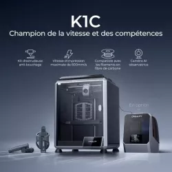 CREALITY K1C (volume d'impression :220*220*250mm)