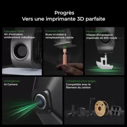 CREALITY K1C (volume d'impression :220*220*250mm)