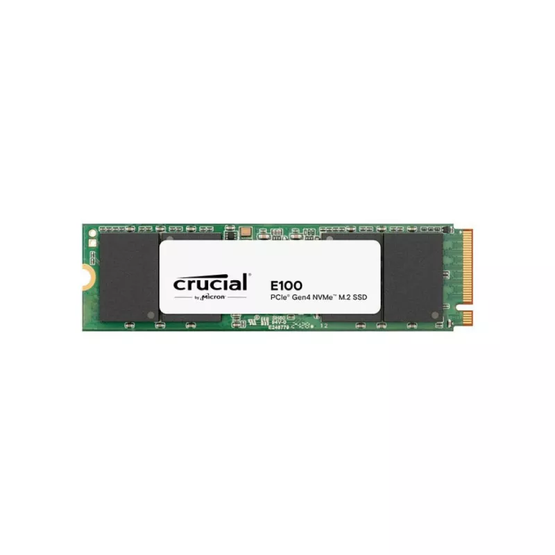 SSD Crucial interne 1To E100 - M.2 2280-PCIe 4.0 x4 (NVMe) Jusqu'à 5000 Mo/s CT1000E100SSD8
