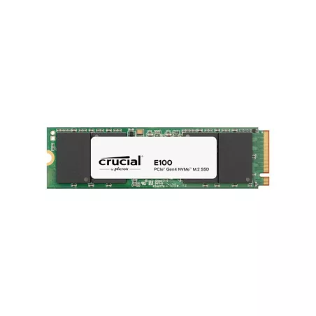 SSD Crucial interne 1To E100 - M.2 2280-PCIe 4.0 x4 (NVMe) Jusqu'à 5000 Mo/s CT1000E100SSD8