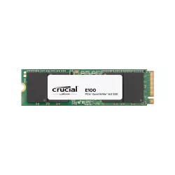 SSD Crucial interne 2To E100 - M.2 2280-PCIe 4.0 x4 (NVMe) Jusqu'à 5000 Mo/s CT2000E100SSD8