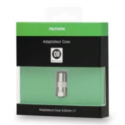 Adaptateur Coax mâle 9.52mm/Fiche SAT mâle