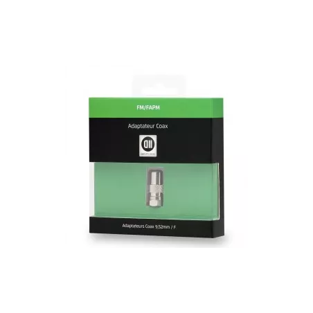 Adaptateur Coax mâle 9.52mm/Fiche SAT mâle