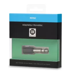 Adaptateur Jack 3.5mm femelle Jack 6.35mm mâle