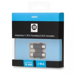 Adaptateur 2RCAfemelles/2RCAfemelle