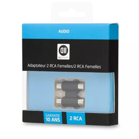 Adaptateur 2RCAfemelles/2RCAfemelle